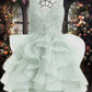 Brooklynn Ball-Gown/Princess V-Neck Short Tulle Lace Homecoming Dress DEP0025671