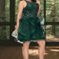 Tiffany Ball-Gown/Princess Scoop Short/Mini Lace Tulle Homecoming Dress With Sequins DEP0020537