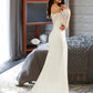 Madisyn Trumpet/Mermaid Off-the-Shoulder Court Train Wedding Dress With Lace DEP0013680