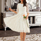 Alani A-Line Knee-Length Wedding Dress DEP0013699