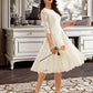 Alani A-Line Knee-Length Wedding Dress DEP0013699