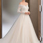 Gabriella Ball-Gown/Princess Chapel Train Tulle Lace Wedding Dress DEP0013704