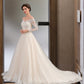 Gabriella Ball-Gown/Princess Chapel Train Tulle Lace Wedding Dress DEP0013704