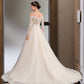 Gabriella Ball-Gown/Princess Chapel Train Tulle Lace Wedding Dress DEP0013704