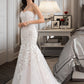 Lauren Trumpet/Mermaid Sweetheart Court Train Tulle Lace Wedding Dress DEP0013710