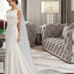 Neveah Trumpet/Mermaid Court Train Stretch Crepe Wedding Dress DEP0013711