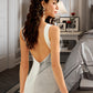 Sage Trumpet/Mermaid V-neck Court Train Wedding Dress DEP0013714