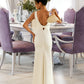 Chelsea Trumpet/Mermaid Scoop Neck Floor-Length Wedding Dress DEP0013727