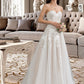 Avery Ball-Gown/Princess Sweetheart Court Train Tulle Wedding Dress DEP0013732