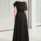 Robin A-Line Scoop Neck Floor-Length Chiffon Mother of the Bride Dress With Ruffle Beading DE126P0014970