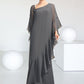 Chasity Sheath/Column One-Shoulder Floor-Length Chiffon Mother of the Bride Dress DE126P0014995