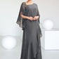 Chasity Sheath/Column One-Shoulder Floor-Length Chiffon Mother of the Bride Dress DE126P0014995