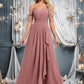 Annabella A-line Cold Shoulder Asymmetrical Chiffon Bridesmaid Dress DEP0025823