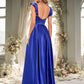 Alejandra Ball-Gown/Princess Sweetheart Floor-Length Satin Prom Dresses DEP0025859