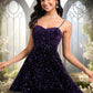 Mckayla A-line Sweetheart Short Sequin Homecoming Dress DEP0025649