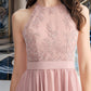 Pat A-line Scoop Asymmetrical Chiffon Homecoming Dress DEP0020514