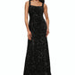 Lily Sheath/Column Scoop Floor-Length Sequin Prom Dresses DEP0022228