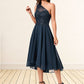 Julissa A-line One Shoulder Asymmetrical Chiffon Lace Sequin Cocktail Dress With Sequins DEP0022245