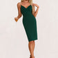 Kenley V-Neck Elegant Bodycon Polyester Mini Dresses DEP0022331