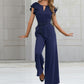 Azul Scoop Elegant Jumpsuit/Pantsuit Polyester Maxi Dresses DEP0022417