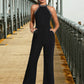 Thea Sequins High Neck Elegant Jumpsuit/Pantsuit Polyester Maxi Dresses DEP0022438