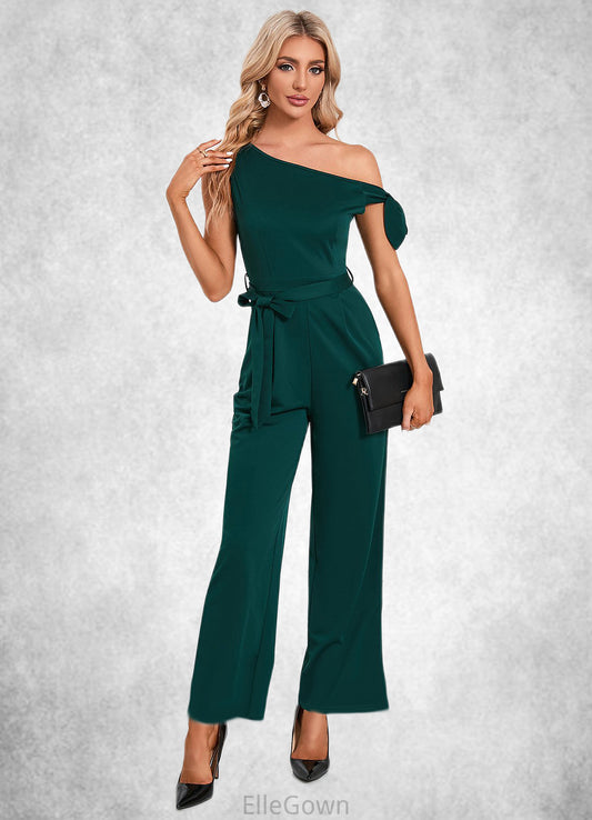 Mylee One Shoulder Elegant Jumpsuit/Pantsuit Cotton Blends Maxi Dresses DEP0022491