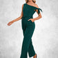 Mylee One Shoulder Elegant Jumpsuit/Pantsuit Cotton Blends Maxi Dresses DEP0022491