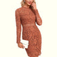 Aylin Scoop Elegant Sheath/Column Lace Mini Dresses DEP0022517