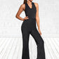 Polly Sequins Cowl Elegant Jumpsuit/Pantsuit Cotton Blends Maxi Dresses DEP0022522