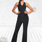 Polly Sequins Cowl Elegant Jumpsuit/Pantsuit Cotton Blends Maxi Dresses DEP0022522