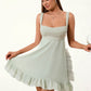 Amya Cascading Ruffles Sweetheart Sexy A-line Chiffon Mini Dresses DEP0022537