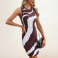 Zoe Jacquard Scoop Elegant Bodycon Cotton Blends Mini Dresses DEP0022556