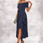 Melody V-Neck Elegant A-line Cotton Blends Midi Dresses DEP0022561