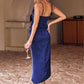 Sheath/Column V Neck Sleeveless Asymmetrical Stretch Satin Bridesmaid Dresses with Pleated Harriet DEP0025245