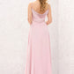 A-line Sweetheart Sleeveless Long/Floor-Length Chiffon Bridesmaid Dresses With Pleated Chloe DEP0025335