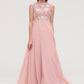 Sleeveless Chiffon A-line/Princess Long/Floor-Length Bridesmaid Dresseses With Sashes Appliqued Bethany DEP0025348