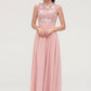 Sleeveless Chiffon A-line/Princess Long/Floor-Length Bridesmaid Dresseses With Sashes Appliqued Bethany DEP0025348