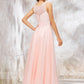 Bateau Sleeveless Tea-Length Tulle A-line/Princess Bridesmaid Dresses With Waistband Lace Leyla DEP0025403