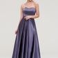 Sweetheart Sleeveless A-line/Princess Satin Ankle-Length Bridesmaid Dresses With Pleated Kierra DEP0025408