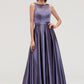 Sleeveless Bateau Ankle-Length Satin A-line/Princess Bridesmaid Dresses With Pleated Vivien DEP0025409