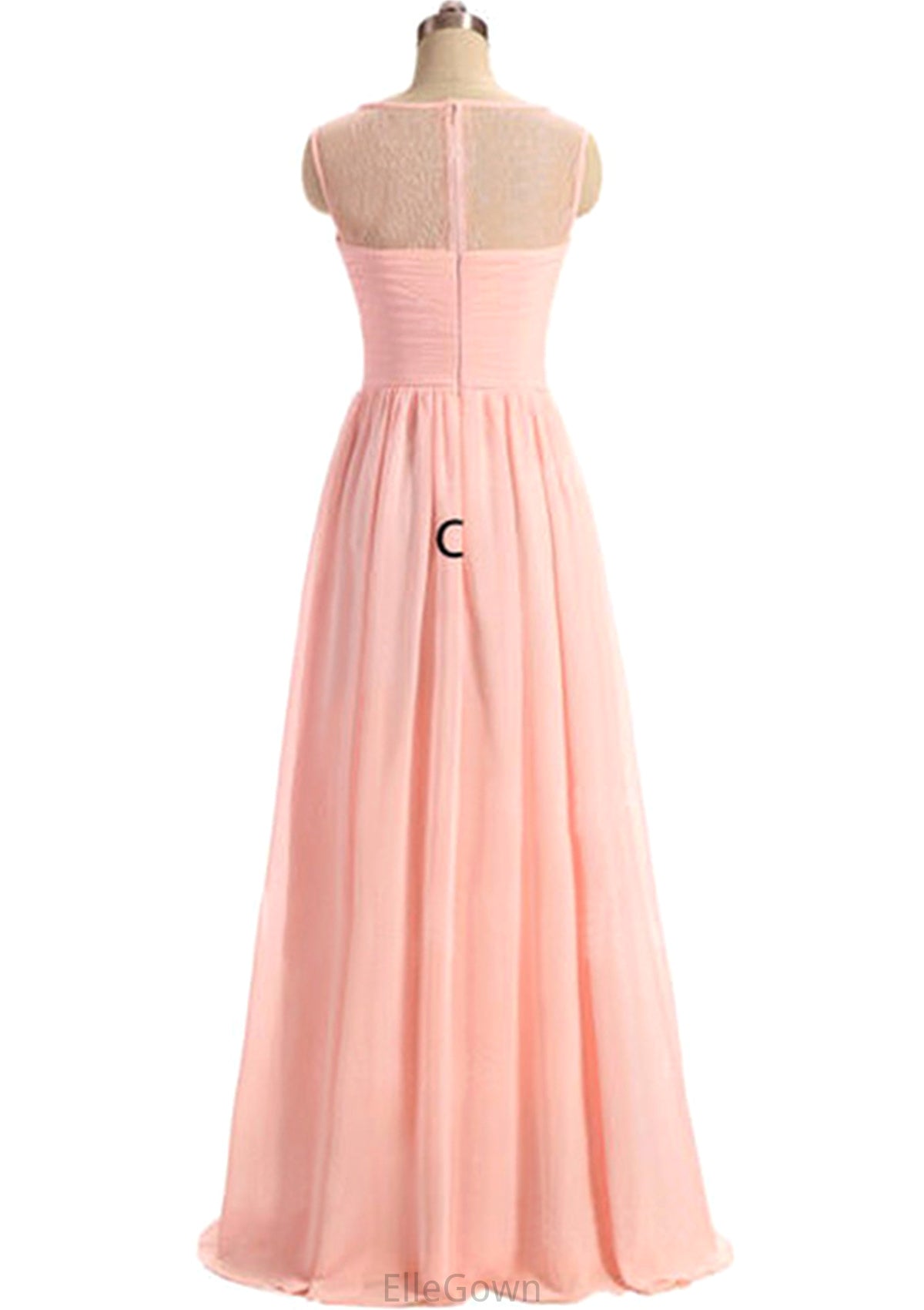 Sweetheart Sleeveless Long/Floor-Length A-Line/Princess Chiffon Bridesmaid Dresses Giana DEP0025418