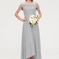 Off-the-Shoulder Sleeveless Asymmetrical Chiffon A-line/Princess Bridesmaid Dresseses Gisselle DEP0025465