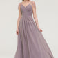 Short Sleeve Sweetheart Long/Floor-Length Chiffon A-line/Princess Bridesmaid Dresses With Pleated Beading Cheryl DEP0025487