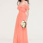 Sleeveless Sweetheart Long/Floor-Length Chiffon A-line/Princess Bridesmaid Dresses With Pleated Holly DEP0025492