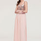 Sleeveless Long/Floor-Length Sweetheart A-line/Princess Chiffon Bridesmaid Dresses With Pleated Sequins Shyla DEP0025494