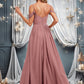 Annabella A-line Cold Shoulder Asymmetrical Chiffon Bridesmaid Dress DEP0025823