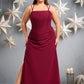 Sahna Trumpet/Mermaid Square Floor-Length Chiffon Bridesmaid Dress DEP0025826