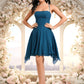 Ana A-line Straight Asymmetrical Chiffon Homecoming Dress DEP0025721