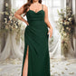 Adelyn Trumpet/Mermaid Cowl Floor-Length Chiffon Prom Dresses With Ruffle DEP0025874