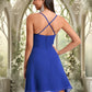 Maeve A-line Straight Asymmetrical Chiffon Homecoming Dress DEP0025715